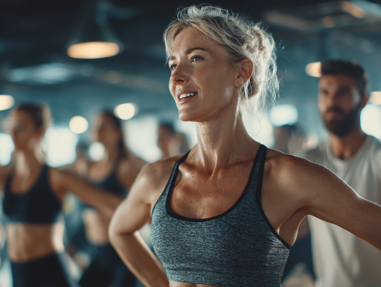 Person beim Yoga in der Natur